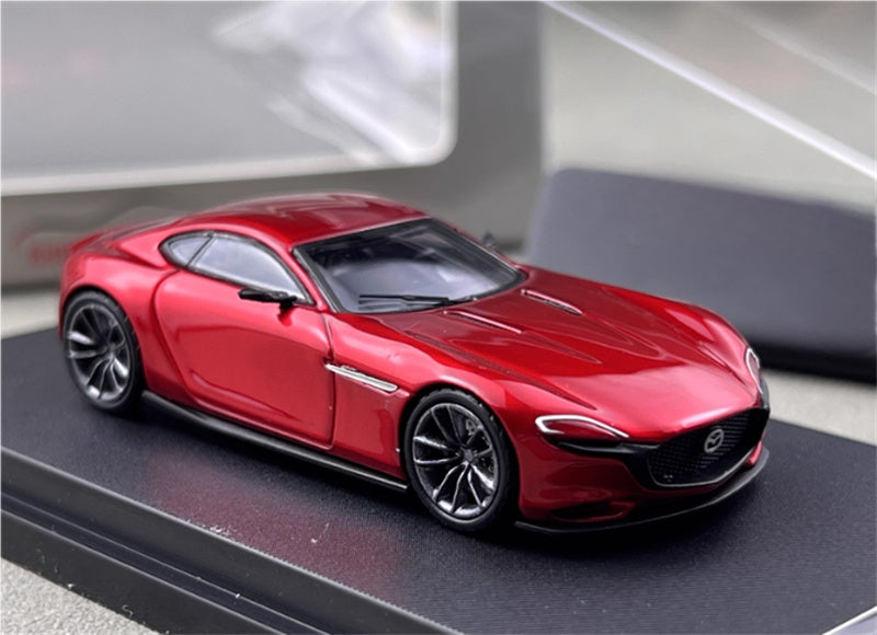 Rhino Model MAZDA RX-VISION Concept Soul red Limited Edition 799PCS ONLY 1:64 Car Pre-built Model view5