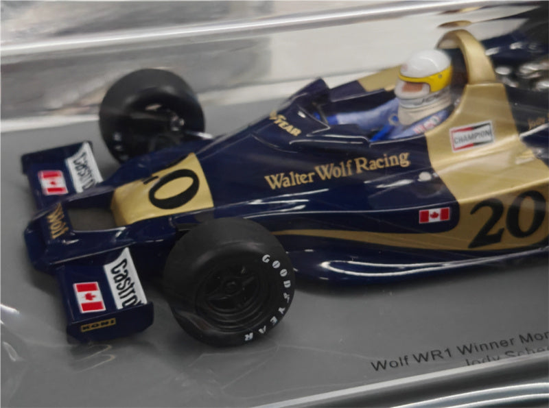 1:18 Wolf WR1 F1 1977 Spark Monaco GP Resin Car Model view8
