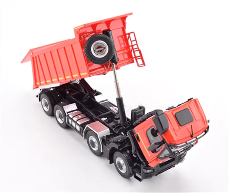 Modimio Russia Kamaz 65951 5th generation K5 dump truck Red 1:43 Truck Pre-built Airliner Model Display view5
