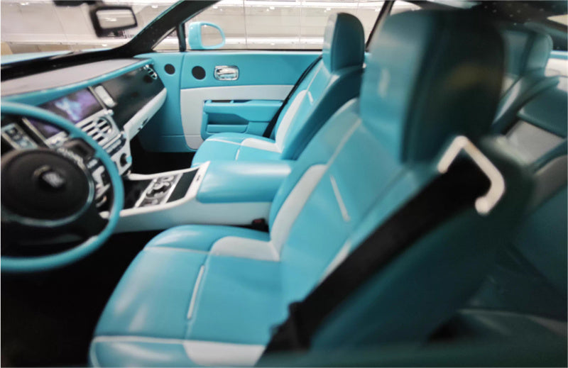 HH Model Rolls Royce Wraith Blue Limited Edition 30PCS ONLY 1:18 Car Pre-built Model view3