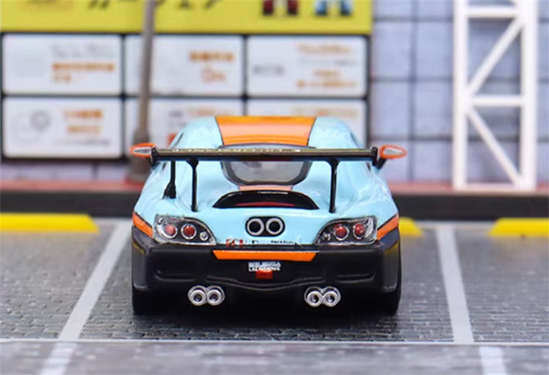 SW Honda S2000 Gulf Painting Limited Edition 499PCS ONLY 1:64 car Pre-built Model view7