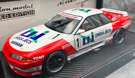 IGNITION MODEL Nissan Unisia Jecs Skyline R32 #1 1993 JTC Limited Edition 1:18 Car Pre-built Model view1