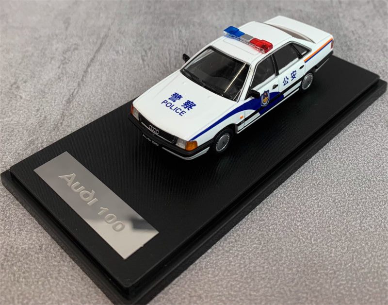 Rhino Model Audi 100 C3 Police car version 1:64 Car Pre-built Model view7