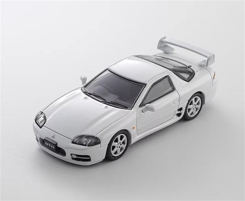 GAGHI MODELS Mitsubishi 3000GT GTO 1998 White 1:64 Car Pre-built Model