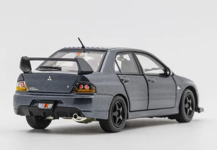 1:43 Mitsubishi Lancer Evolution IX EVO9 Rallyart GATHERJOY Diecast Model Grey