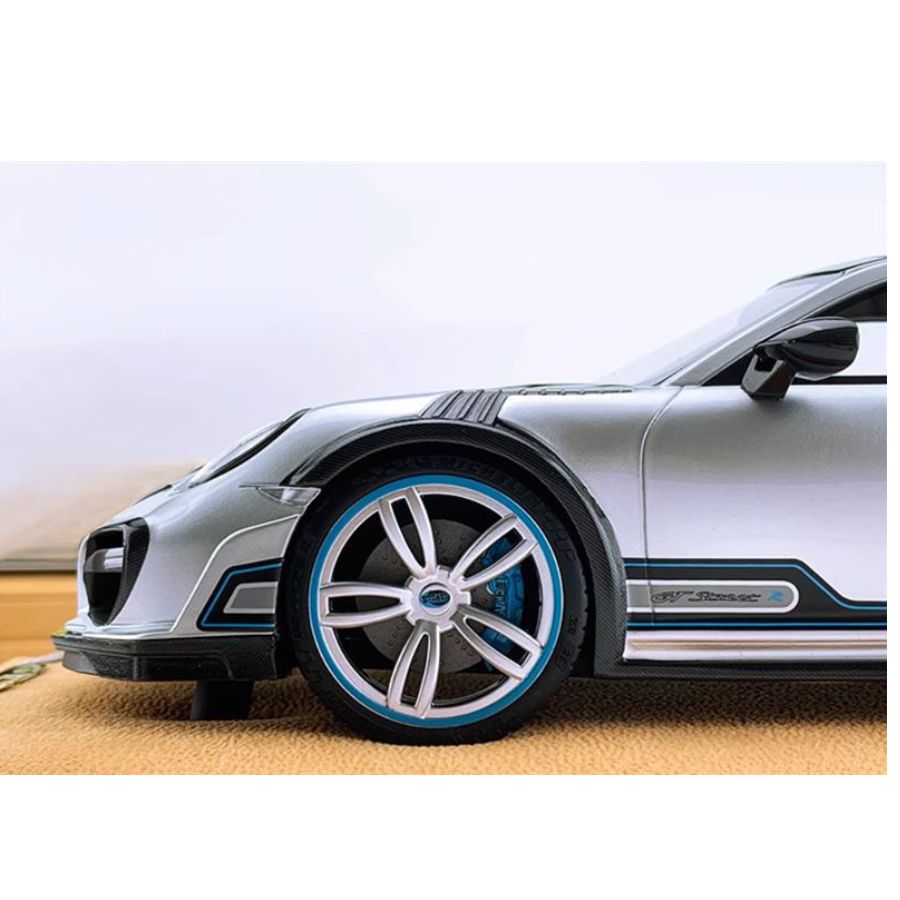 AutoBarn TechArt Porsche 911GTS Silver Limited Edition 1:18 DIECAST Car