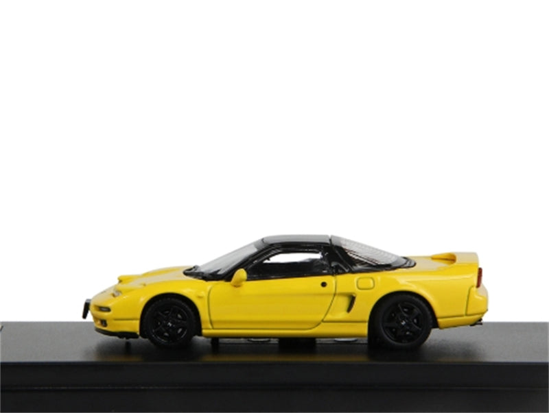 LCD-MODELS Honda NSX MK1 NA1 Yellow with Flipping Headlights 1:64 car Pre-built Model view4