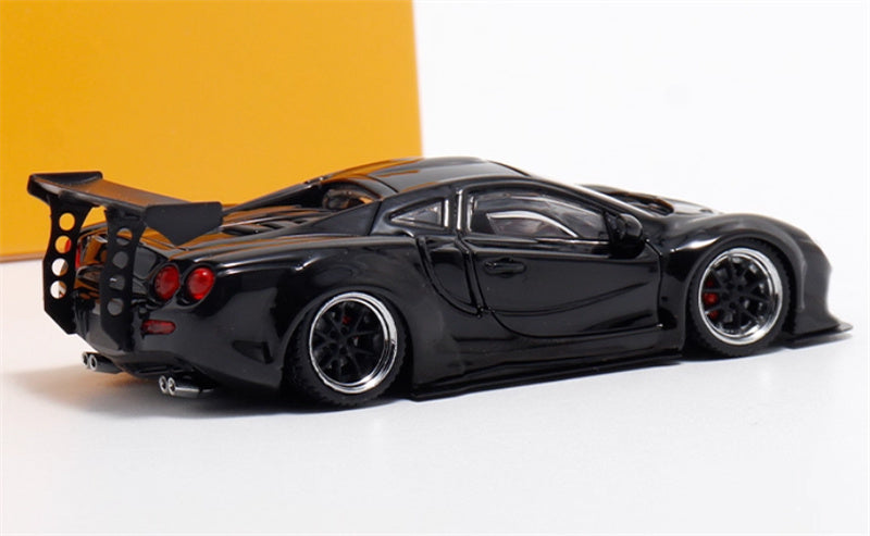Mortal LBWK wide body modified Orochi supercar black Limited Edition 799PCS ONLY 1:64 Car Pre-built Model view5