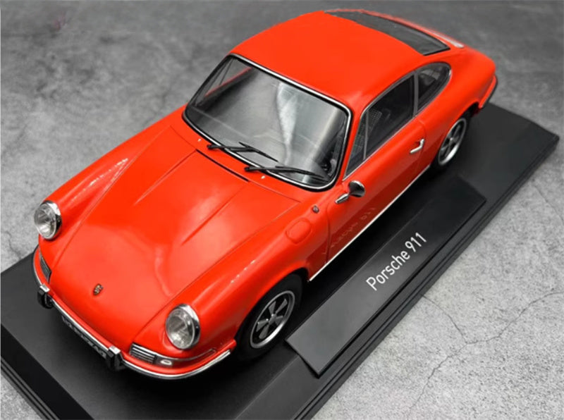 NOREV Porsche 911 901 1970 orange 1:18 Car Pre-built Model view4