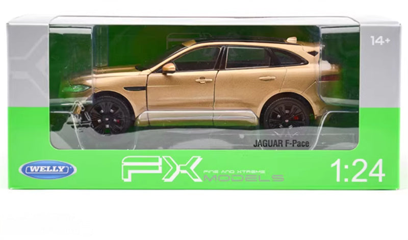 1:24 JAGUAR F-pace SUV  champagne  WELLY  DIECAST Car Model