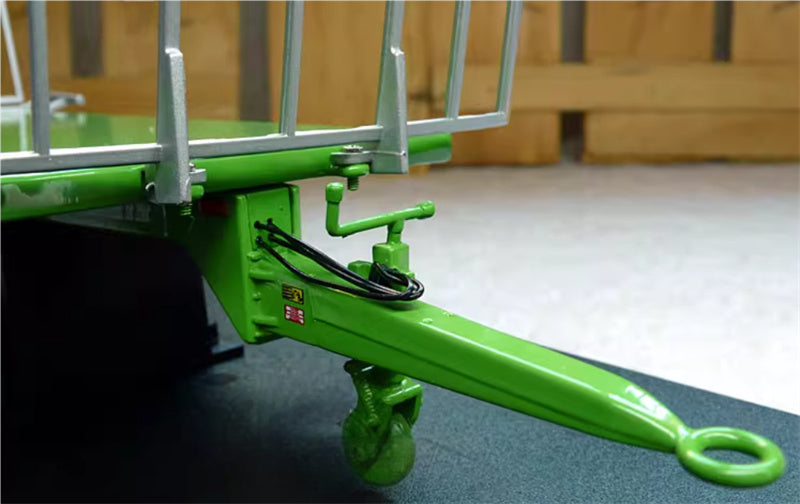Universal Hobbies Joskin Trans-Ex 5T Bale Agricultural tractor trailer Emerald Green 1:32 Truck Accessories Pre-built Model