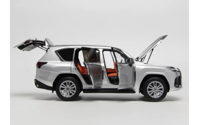 1:18 Lexus LX600 Silver LCD MODELS DIECAST Truck Model
