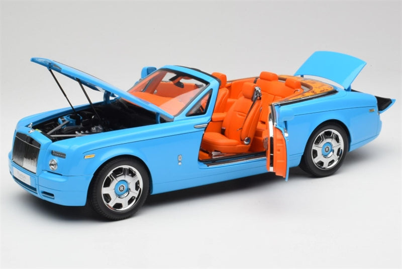 1:18 Rolls-Royce Phantom Drophead Coupe  Light Blue KYOSHO  DIECAST Model