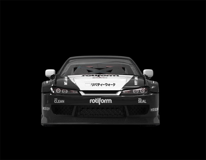 TIMEMICRO Nissan S15 LBWK wide body black 2# Limited Edition 2000PCS ONLY 1:64 Car Pre-built Model view4