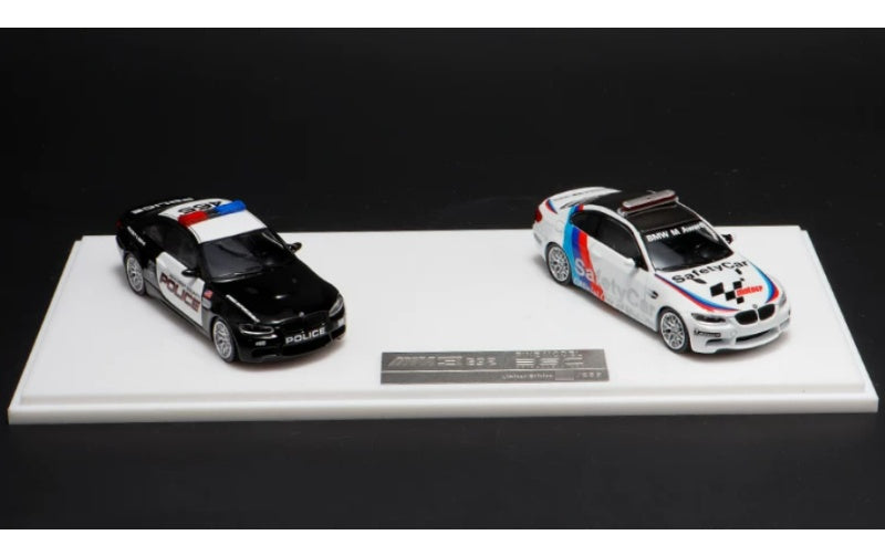 1:64 BMW M3 E92  Exhibition version police car set Fine model  Limited Edition 299PCS ONLY DIECAST Model