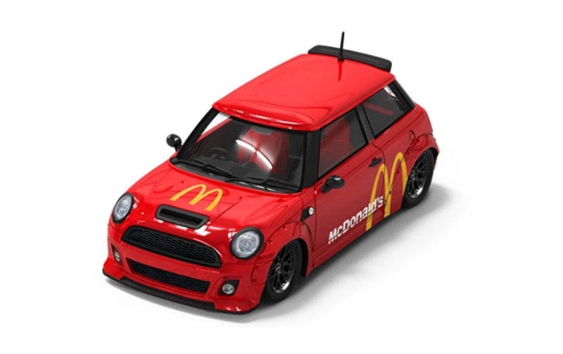 1:64 MINI COOPER   Red COOL.CAR Regular Version Limited Edition 500PCS ONLY DIECAST Model