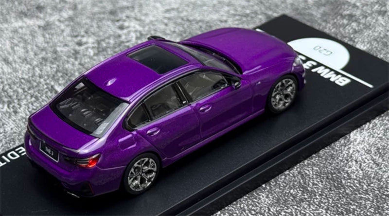 1:64 BMW 3 Series G20 Lightning Purple Almost Real 50 Years Edition DIECAST Civil Car Model