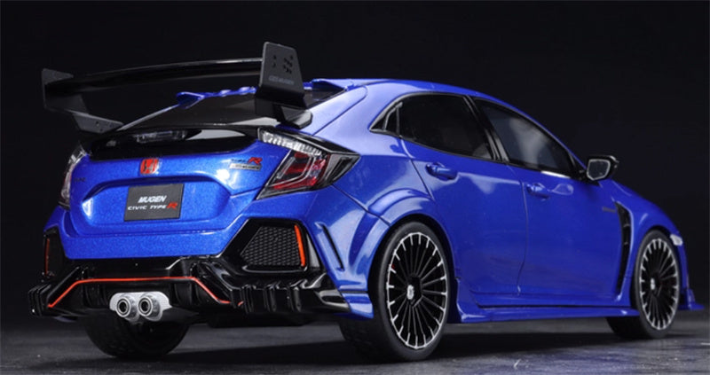 1:18 HONDA CIVIC FK8 2020 Blue OTTO Resin Car Model view7