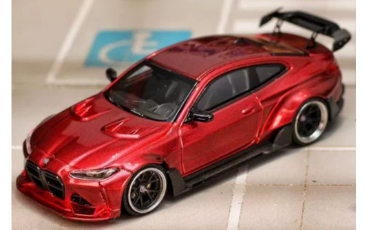 1:64 BMW M4 G82  All carbon red SW  Limited Edition DIECAST Model
