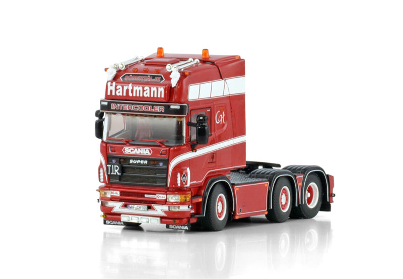 WSI SCANIA 4 SERIES TOPLINE 6X2 TWIN STEER Hartmann 1:50 Truck Pre-built Model