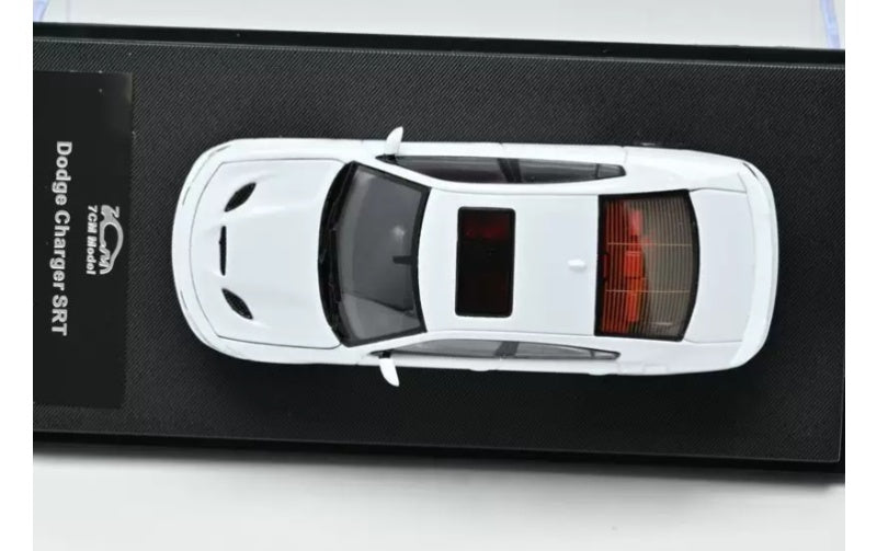 1:64 DODGE Charger SRT  White 7CM MODEL  Limited Edition 599PCS ONLY DIECAST Model