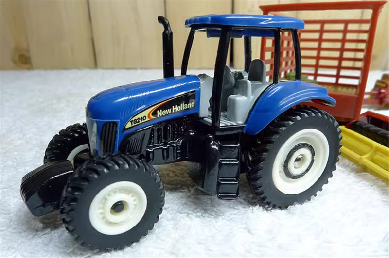 ERTL New Holland TG210 tractor trailer Haying Set red 1:64 Truck Pre-built Model
