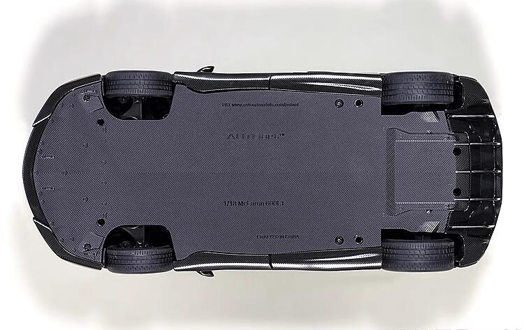 AUTOART McLaren 600LT sports car black 1:18car Pre-a Model