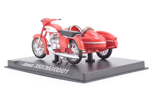 Modimio Czechoslovak motorcycle Jawa 350/360 Red motorcycle Pre-built Airliner Model Display view2