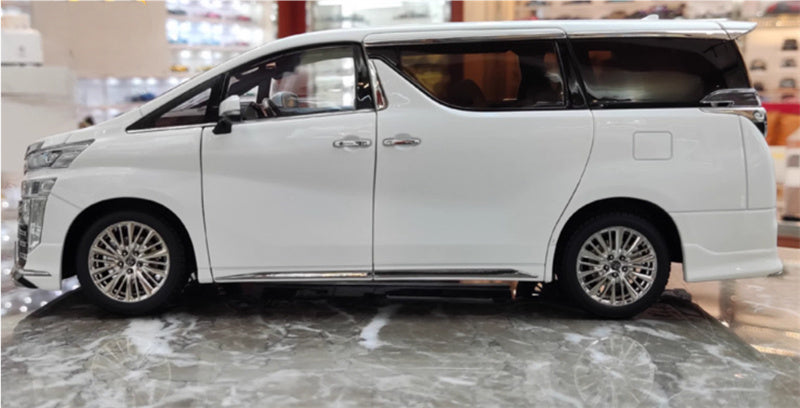KengFai Toyota Vellfire MPV Business Vehicle white left hand drive 1:18 Car Pre-built Model view6