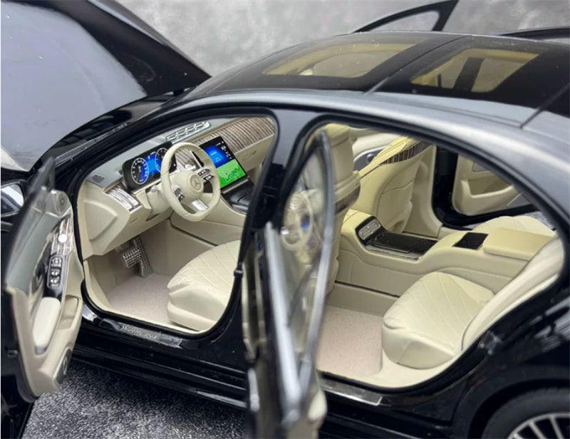 1:18 Mercedes-Benz W223 S600  Black/Beige interior NOREV  DIECAST Model