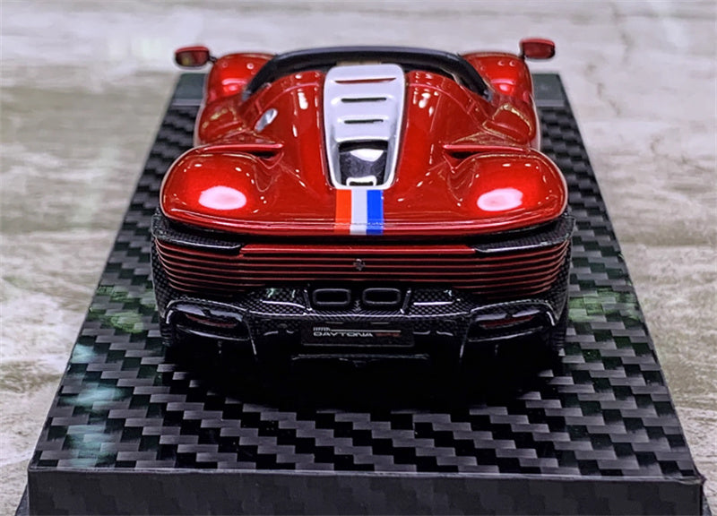 1:43 BBR MODELS Ferrari SP3 Daytona Rosso Fuoco Gloss stripe LTD 37PCS view7