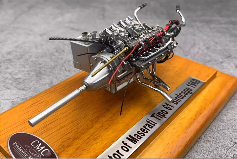 CMC Motor of Maserati Tipo 61 Birdcage 1960 1:18 Car Accessories Pre-built Model view6