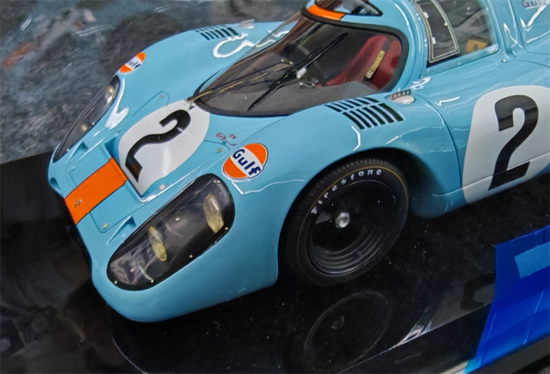 1:18 Porsche 917K GULF Amalgam Le Mans Racing #2 Resin Car Model view5