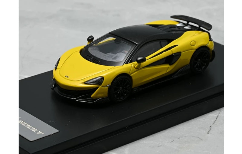1:64 McLaren 600lt LCD Yellow Diecast Model view3