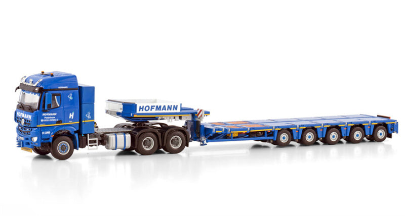 WSI AROCS MP4 STREAMSPACE 6X6 NOOTEBOOM MCO PX - 5 AXLE Hofmann 1:50 Model