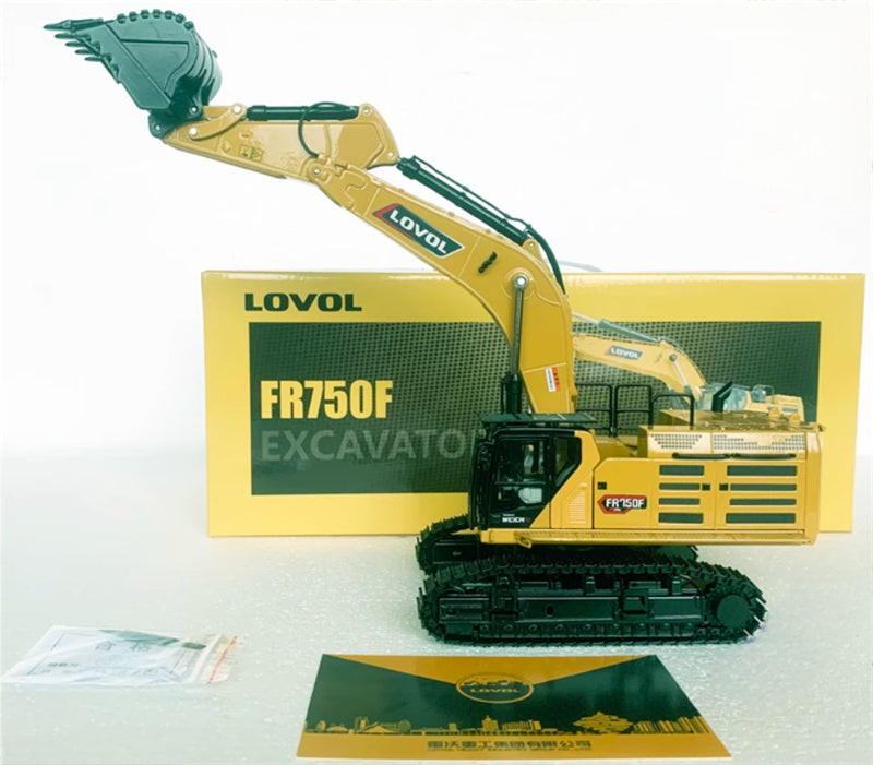 LOVOL FR750F Large Excavator Limited Collectors Edition 1:43 Truck Pre-built Model