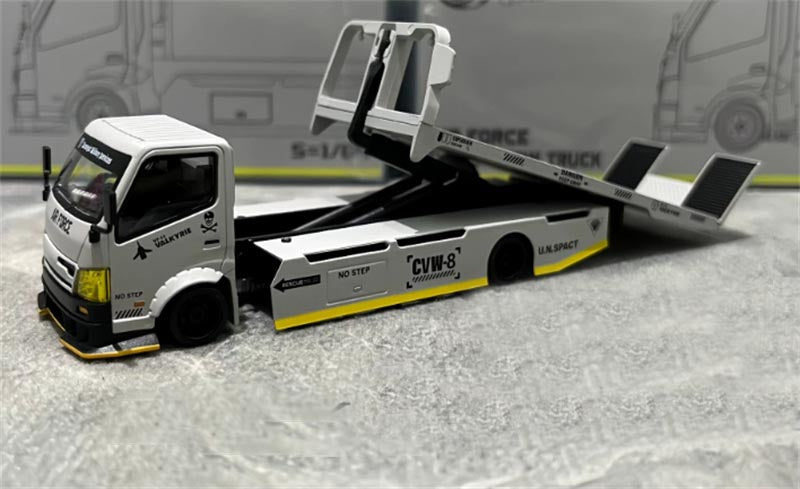 1:64 Hino H300 Air Force Custom Gray Micro Turbo DIECAST Model