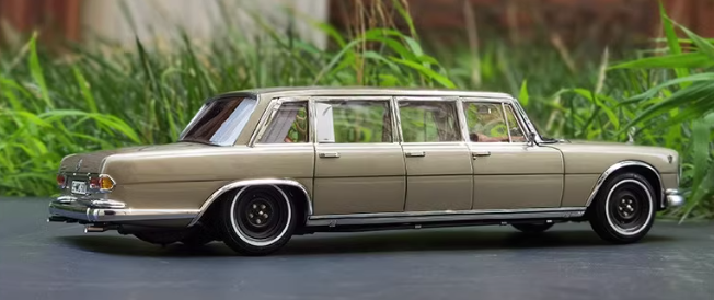 CMC Mercedes Benz 600 Pullman （W 100） gold 1:18car Pre-a Model