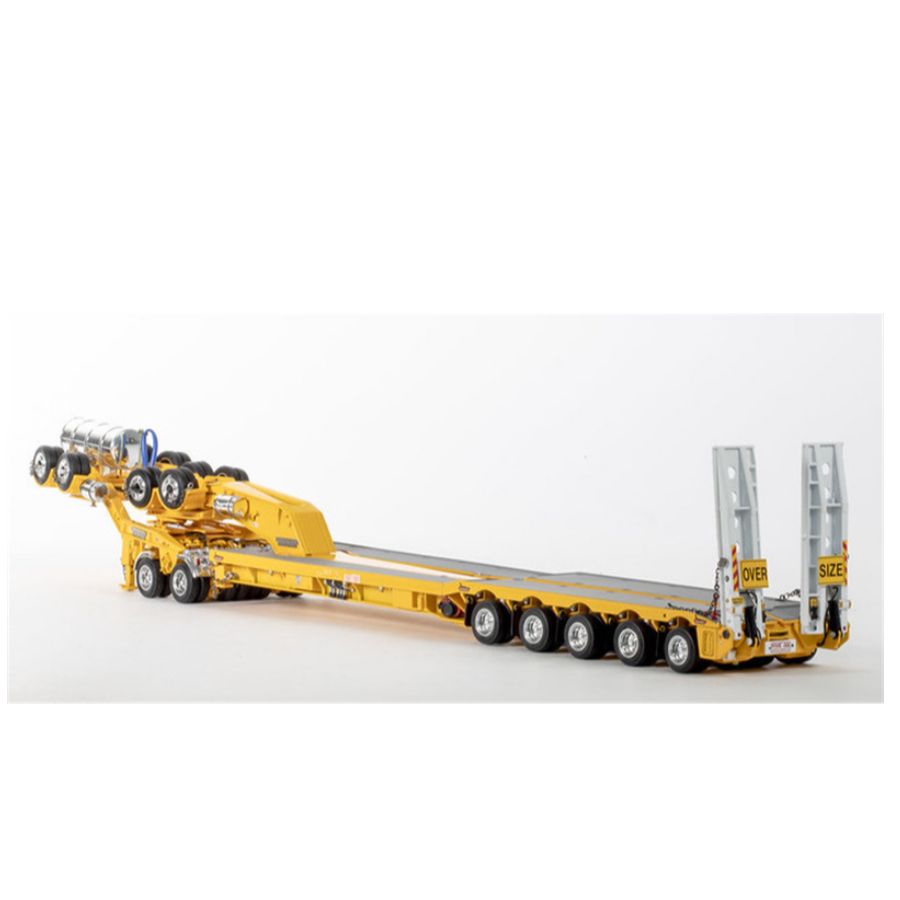 Drake  2X8+ 5x8 Kenworth Trailer Yellow 1/50 DIECAST Truck