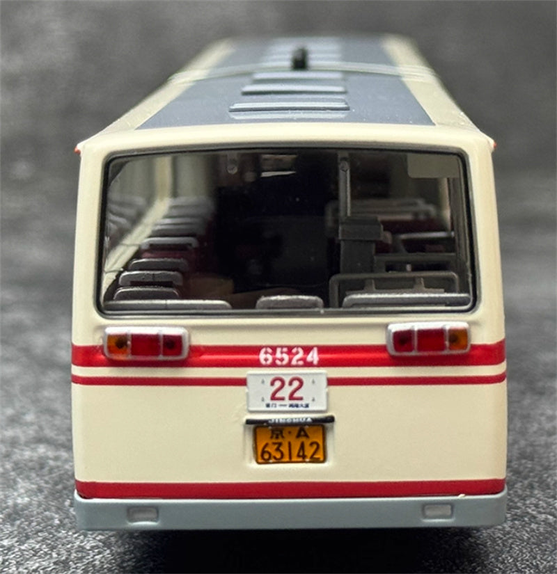 Beijing Public Transport Jinghua BK6170 22 White Road Sign Articulated Bus 1:64 Bus Pre-built Model view7