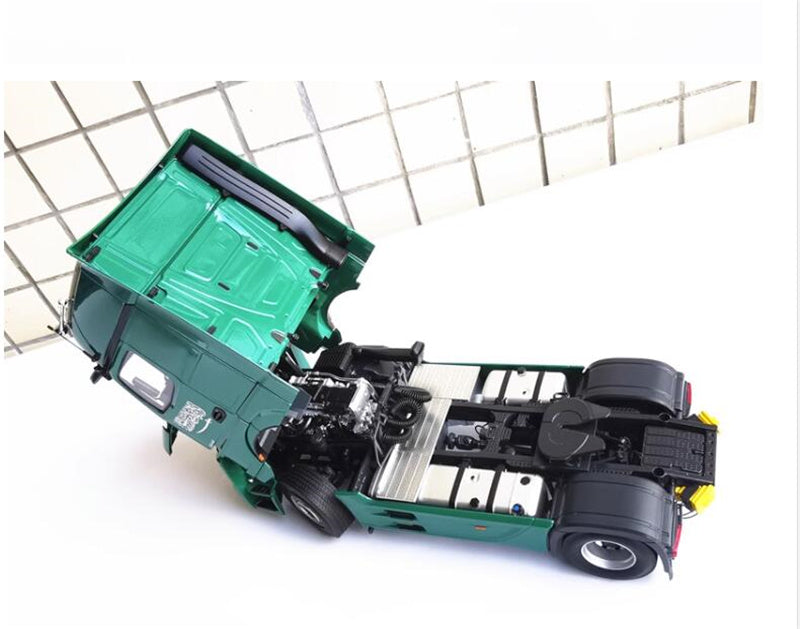 NZG Mercedes Benz ACTROS GIGASPACE 4X2 Middle East trailer head green 1:18 DIECAST Truck Lorry