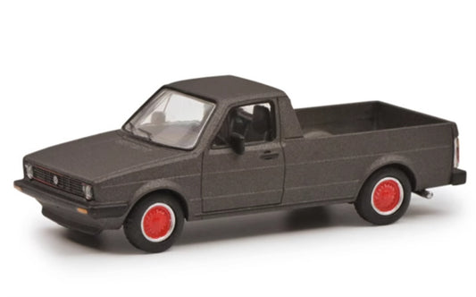 Schuco vw Caddy Pickup grey 1:64 Truck Pre-built Model