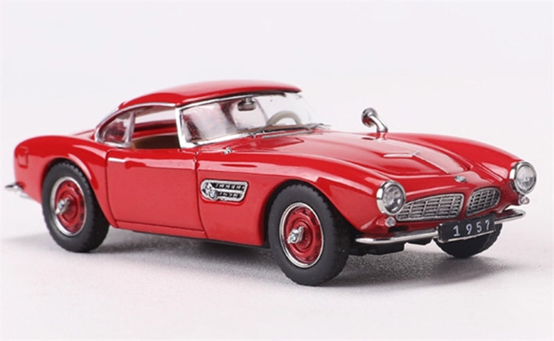 GFCC BMW 507 Roadster Retro Car 1957 Red Convertible hardtop 1:64 car Pre-built Model view4