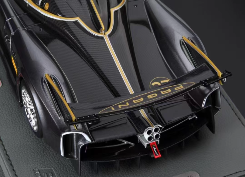 BBR MODELS Pagani Huayra R Limited Edition Metal Grey Pirelli 1:18 Car Pre-built Model view7
