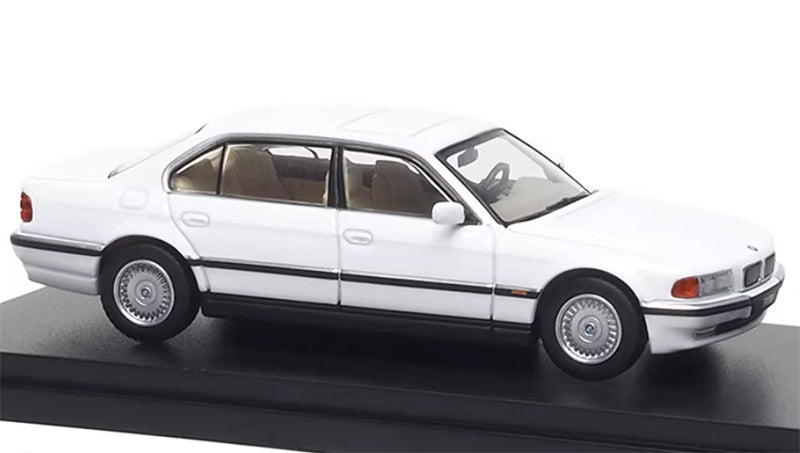 Almost Real BMW 750iL E38 White 1:64 Car Pre-built Airliner Model Display view5
