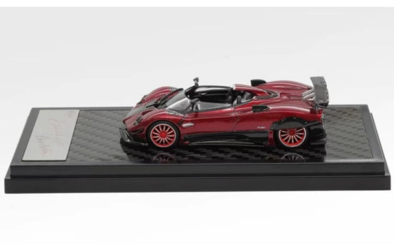 1:64 Pagani Zonda HP LCD Red Carbon Diecast Model view3