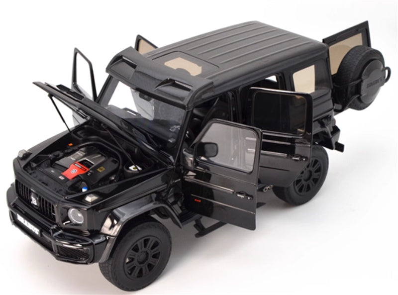 Almost Real Brabus Mercedes Benz G-Class AMG G63 4x4² SUV 2023 black Limited Edition 600PCS ONLY 1:18 Car Pre-built Model view8