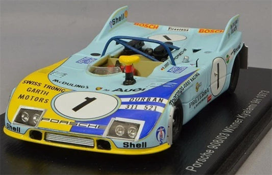 spark Porsche 908/03 Winner Kyalami 9H 1973 R.JOST-H.MULLER 1:43 Car Model view1