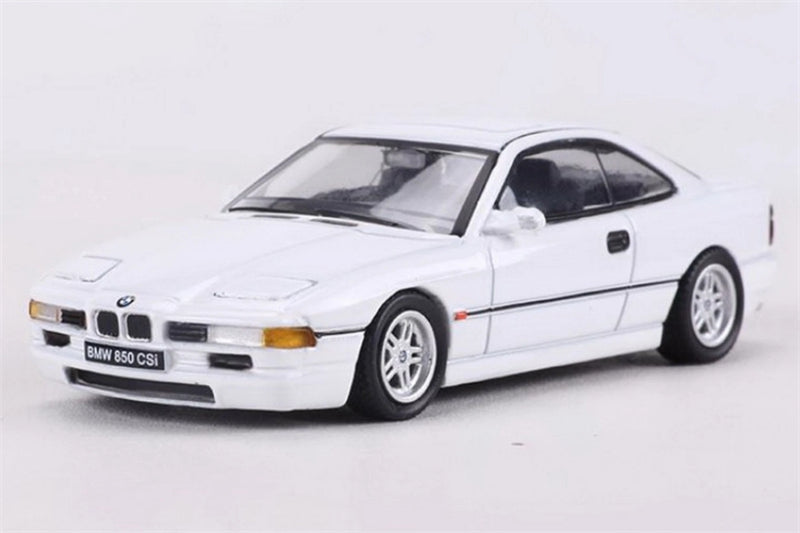 Shadow pro BMW 850 CSI White Filp-Up Light Version 1:64 car Pre-built Model view5