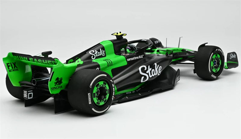 1:18 KICK  Sauber C44 #24 Zhou Guanyu China 2024 green MINICHAMPS  DIECAST Model